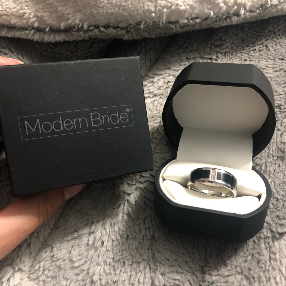 Modern Bride Men’s Engagement Ring